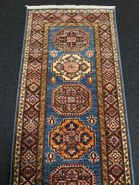 Handknuten fine Kazak‑matta — 181× 60 cm