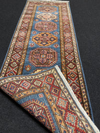 Handknuten fine Kazak‑matta — 181× 60 cm