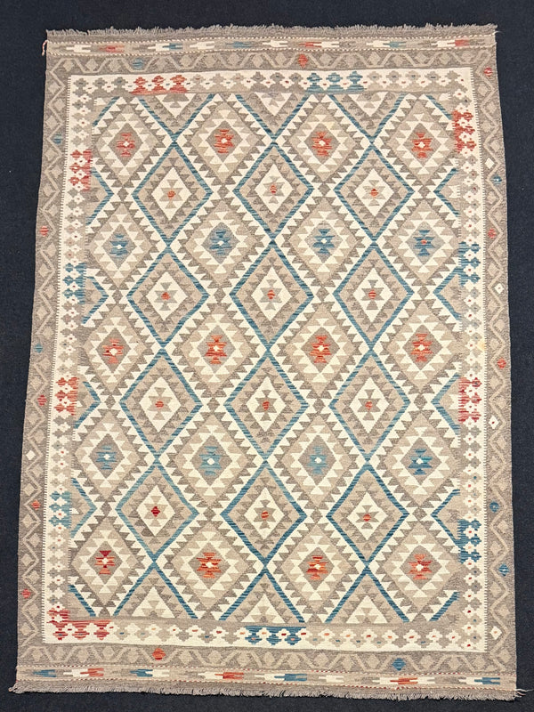 Handvävd Ull kelimmatta - 311 x 210 cm