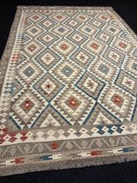 Handvävd Ull kelimmatta - 311 x 210 cm