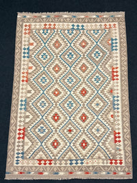 Handvävd Ull kelimmatta - 297 x 194 cm