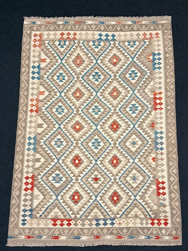 Handvävd Ull kelimmatta - 297 x 194 cm