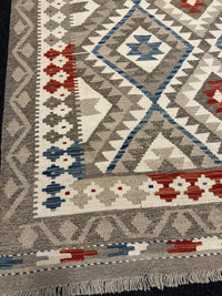 Handvävd Ull kelimmatta - 297 x 194 cm