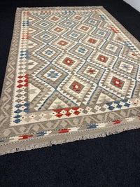 Handvävd Ull kelimmatta - 297 x 194 cm