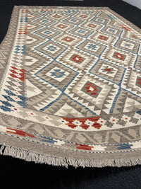 Handvävd Ull kelimmatta - 297 x 194 cm