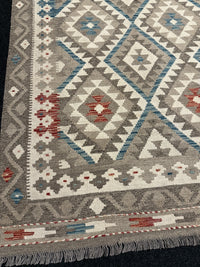 Handvävd Ull kelimmatta - 303 x 220 cm