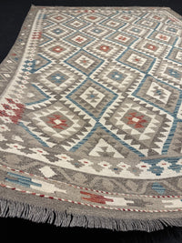 Handvävd Ull kelimmatta - 303 x 220 cm