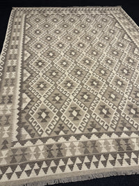 Handvävd Ull kelimmatta - 297 x 212 cm