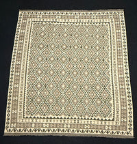 Handvävd Ull kelimmatta - 302 x 256 cm