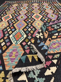 Handvävd Ull kelimmatta - 297 x 208 cm