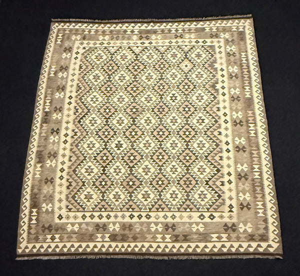 Handvävd Ull kelimmatta - 296 x 244 cm