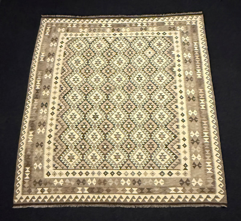 Handvävd Ull kelimmatta - 296 x 244 cm