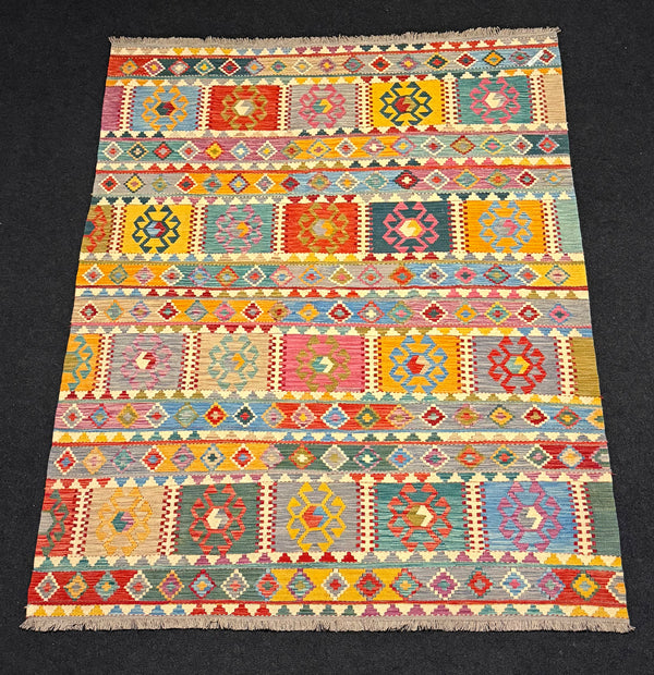 Handvävd Ull kelimmatta - 288 x 208 cm