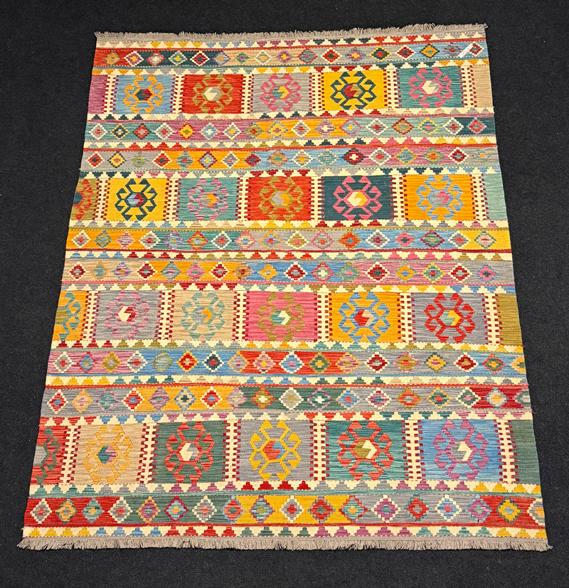 Handvävd Ull kelimmatta - 288 x 208 cm