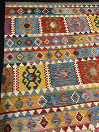 Handvävd Ull kelimmatta - 288 x 208 cm