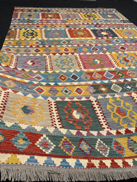 Handvävd Ull kelimmatta - 288 x 208 cm