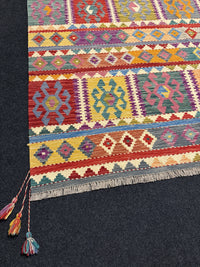 Handvävd Ull kelimmatta - 296 x 208 cm