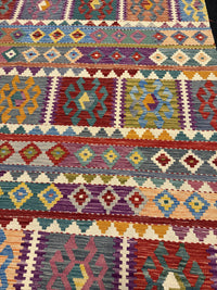 Handvävd Ull kelimmatta - 296 x 208 cm