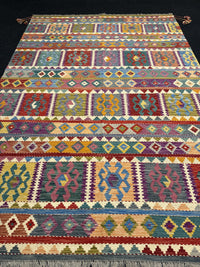 Handvävd Ull kelimmatta - 296 x 208 cm