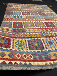 Handvävd Ull kelimmatta - 296 x 208 cm