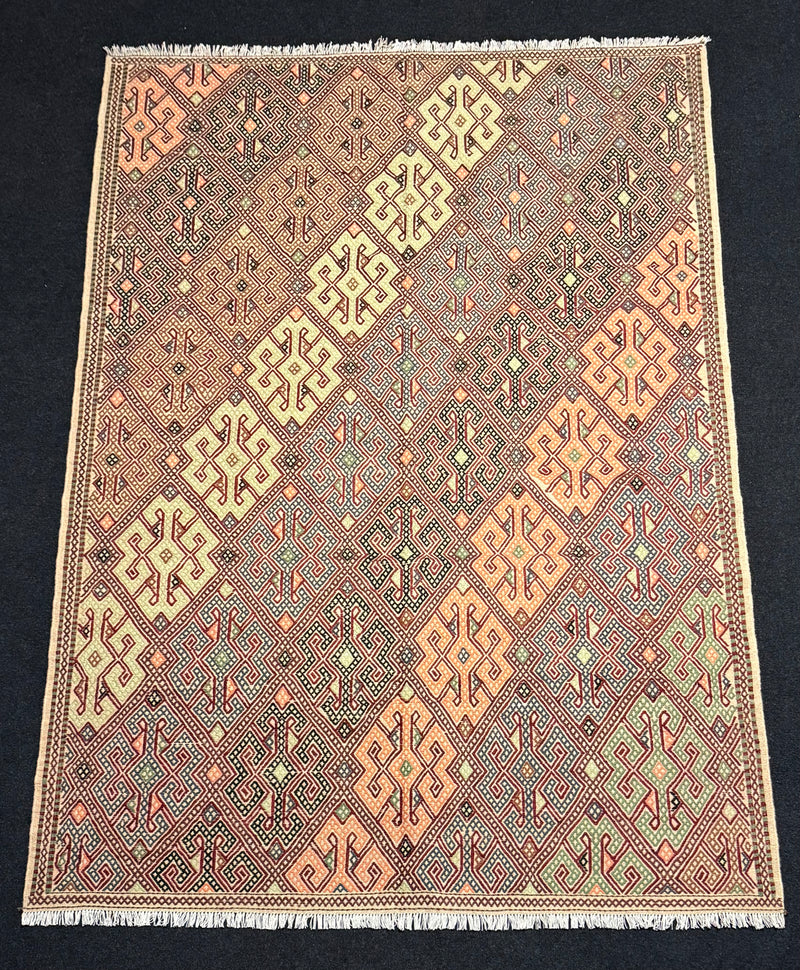 Handvävd Ull Sumak kelimmatta - 295 x 200 cm