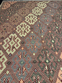 Handvävd Ull Sumak kelimmatta - 295 x 200 cm