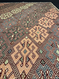 Handvävd Ull Sumak kelimmatta - 295 x 200 cm