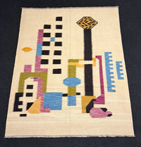 Handvävd Ull kelimmatta - 296 x 210 cm