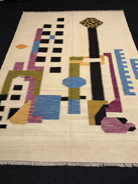 Handvävd Ull kelimmatta - 296 x 210 cm