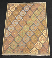 Handvävd Ull Sumak kelimmatta - 292 x 202 cm