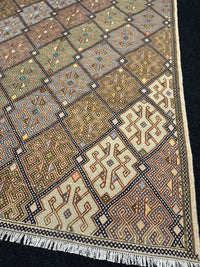 Handvävd Ull Sumak kelimmatta - 292 x 202 cm