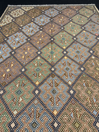 Handvävd Ull Sumak kelimmatta - 292 x 202 cm