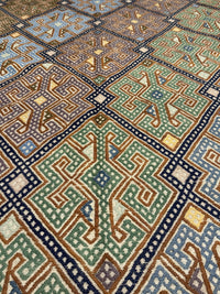 Handvävd Ull Sumak kelimmatta - 292 x 202 cm