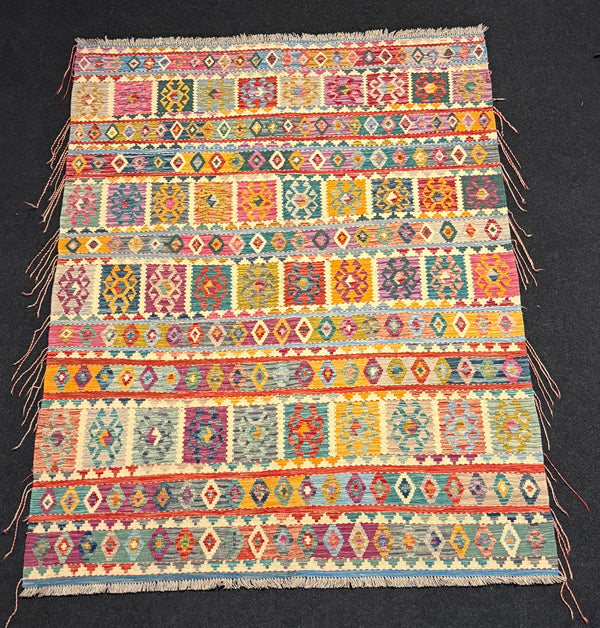 Handvävd Ull kelimmatta - 283 x 205 cm