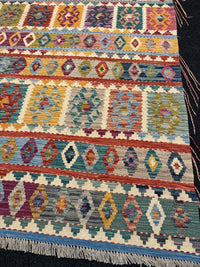 Handvävd Ull kelimmatta - 283 x 205 cm