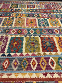 Handvävd Ull kelimmatta - 283 x 205 cm