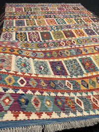 Handvävd Ull kelimmatta - 283 x 205 cm