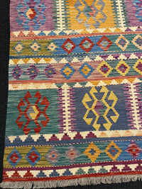 Handvävd Ull kelimmatta - 298 x 198 cm