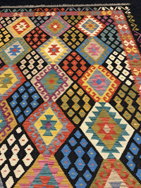 Handvävd Ull kelimmatta - 296 x 203 cm