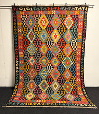 Handvävd Ull kelimmatta - 296 x 203 cm