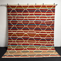 Handvävd Ull kelimmatta - 296 x 253 cm