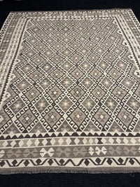 Handvävd Ull kelimmatta - 298 x 265 cm