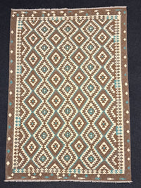 Handvävd Ull kelimmatta - 292 x 200 cm