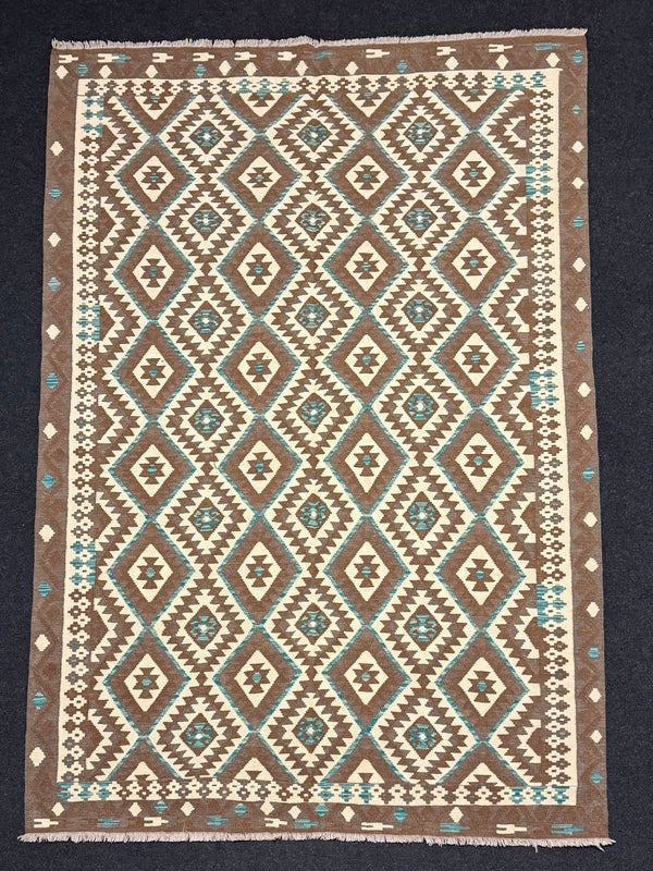 Handvävd Ull kelimmatta - 292 x 200 cm