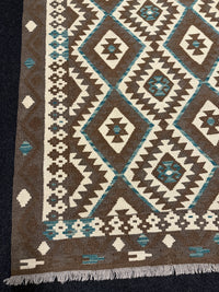 Handvävd Ull kelimmatta - 292 x 200 cm