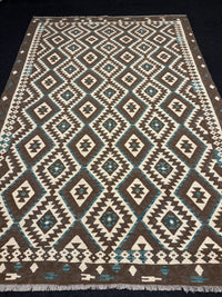 Handvävd Ull kelimmatta - 292 x 200 cm