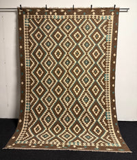 Handvävd Ull kelimmatta - 292 x 200 cm