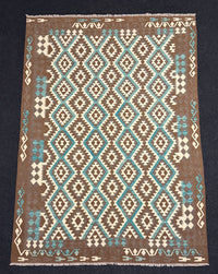 Handvävd Ull kelimmatta - 300 x 205 cm