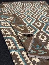 Handvävd Ull kelimmatta - 300 x 205 cm
