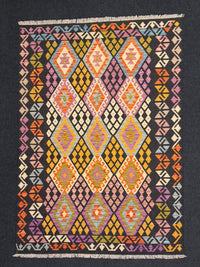 Handvävd Ull kelimmatta - 241 x 172 cm